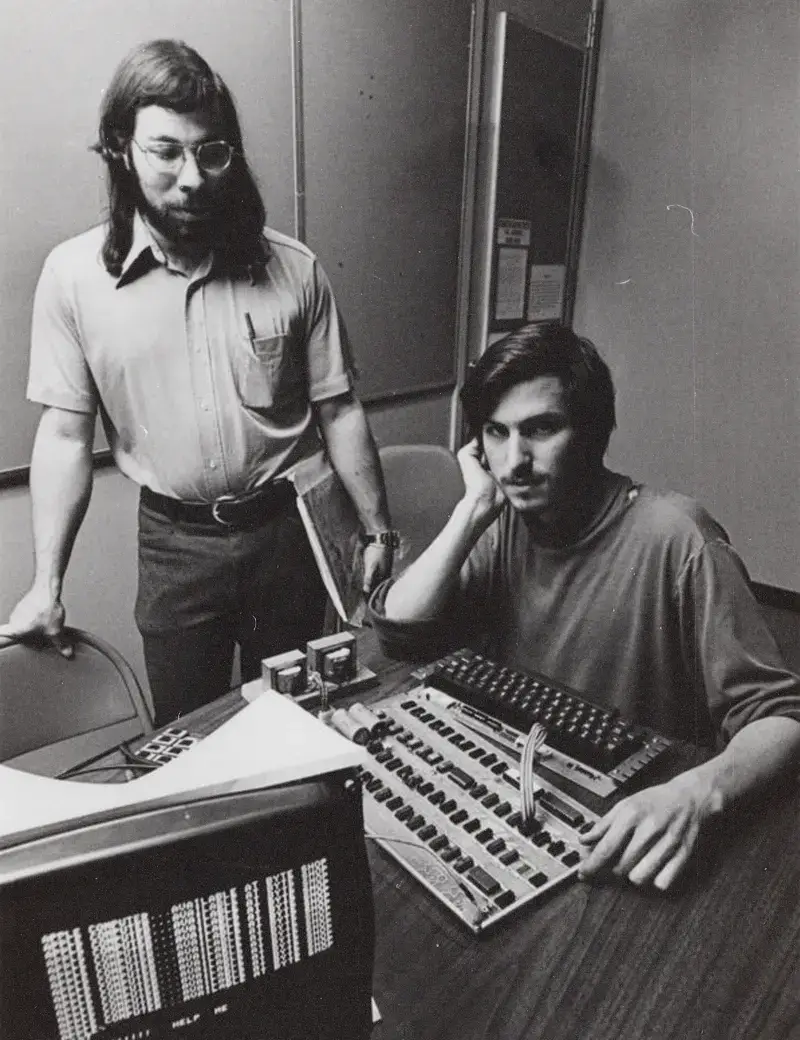 Стив Возняк и Стив Джобс